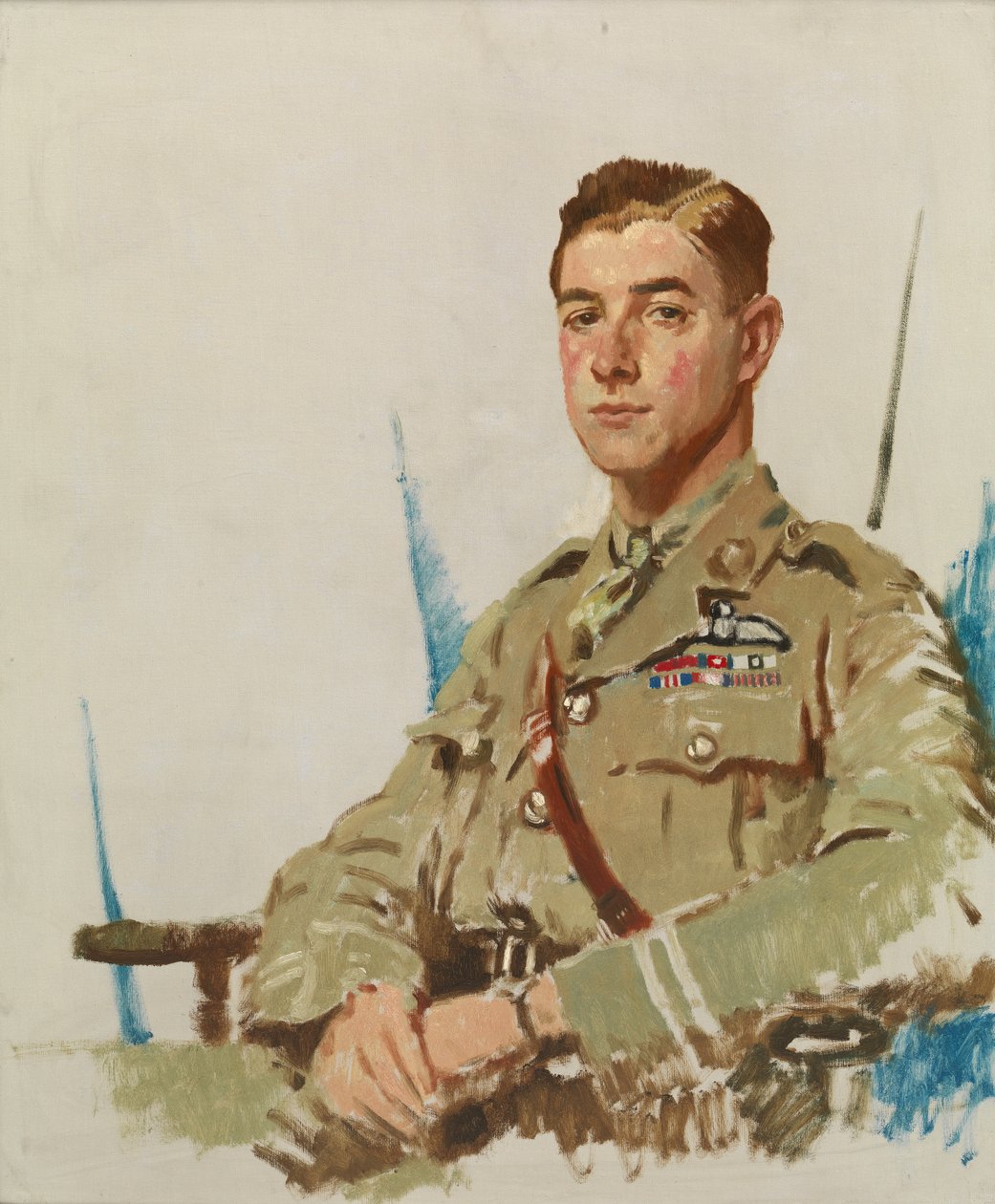 Portræt af James McCudden af William Orpen