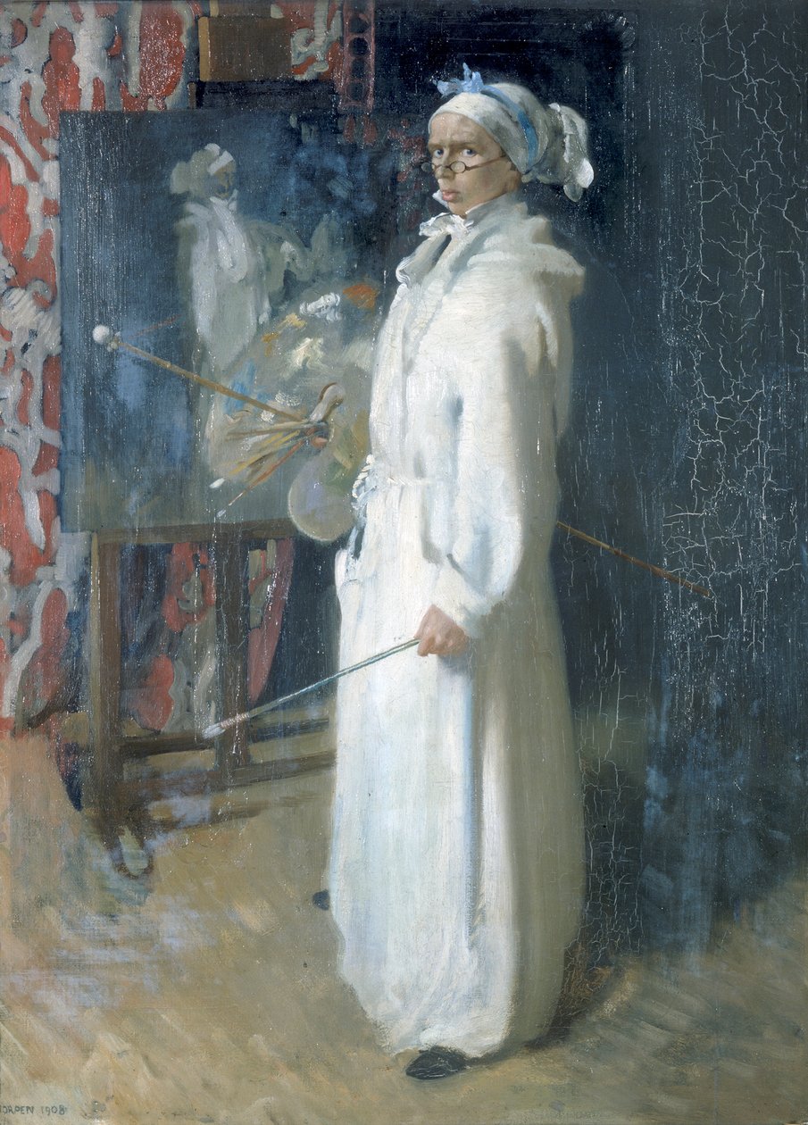 Portræt af kunstneren, 1908 af William Orpen