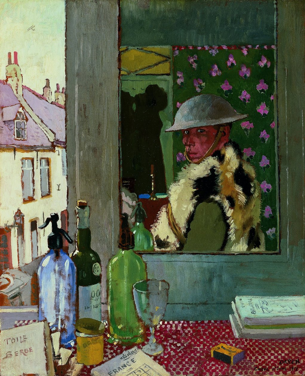 Klar til at starte. Selvportræt, 1917 af William Orpen