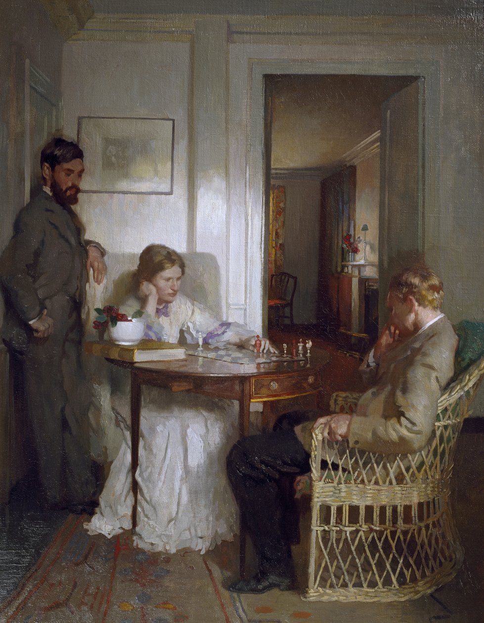 The Chess Players, før 1902 af William Orpen