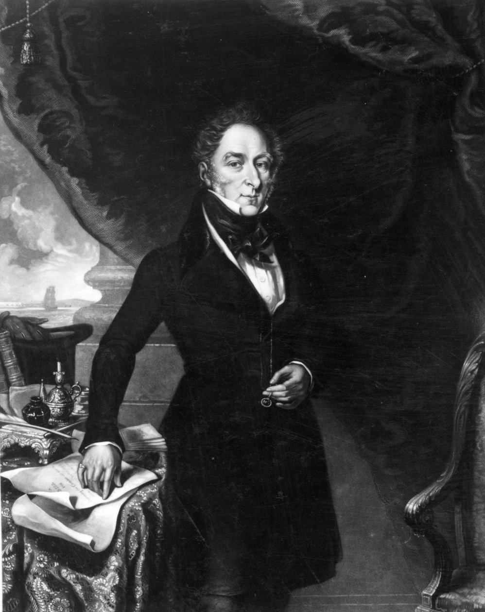 Sir George Staunton, 1839 af William Overend Geller