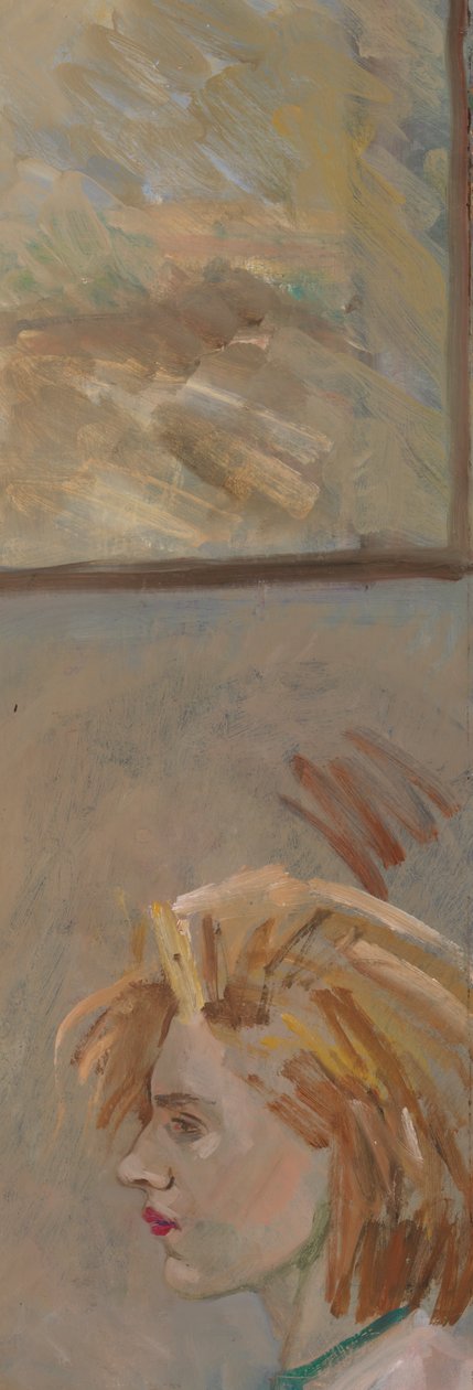 Charlotte rødt hår, 1984 af William Packer