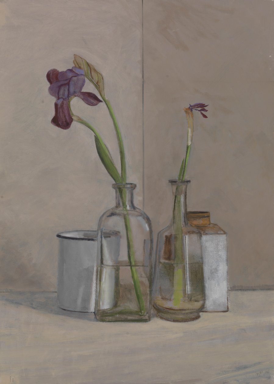 Iris hvide dåser, 2006 af William Packer