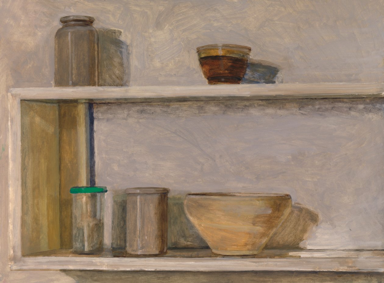 To hylder og skåle af William Packer