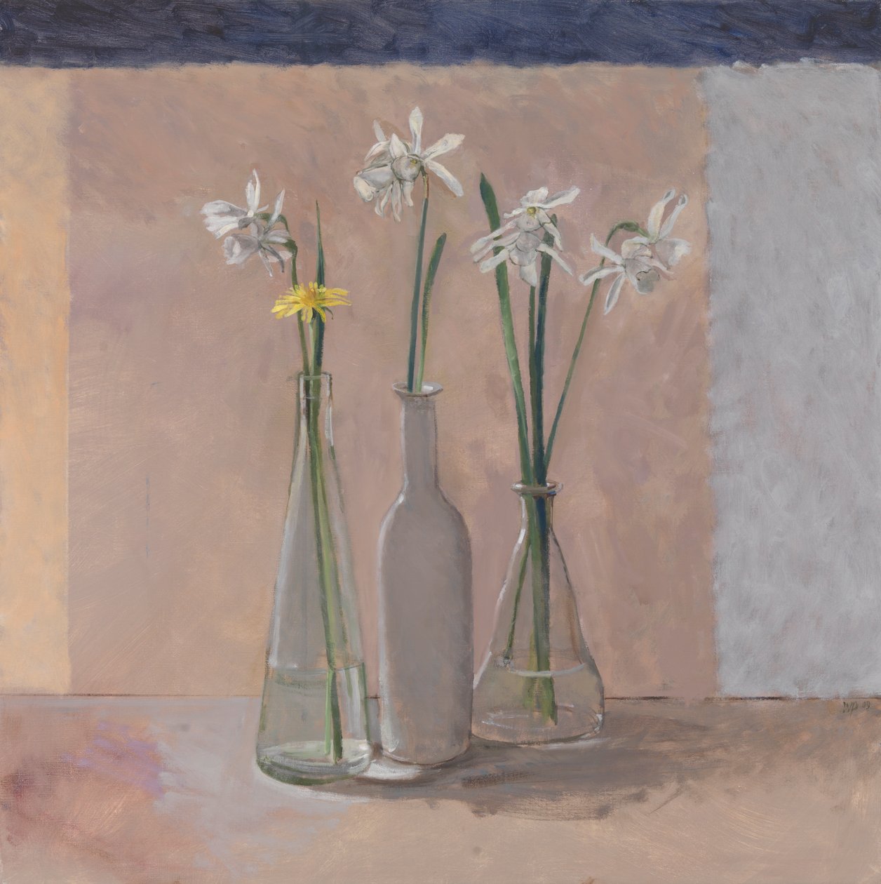 White Daffs & Dandelion, 2009 af William Packer