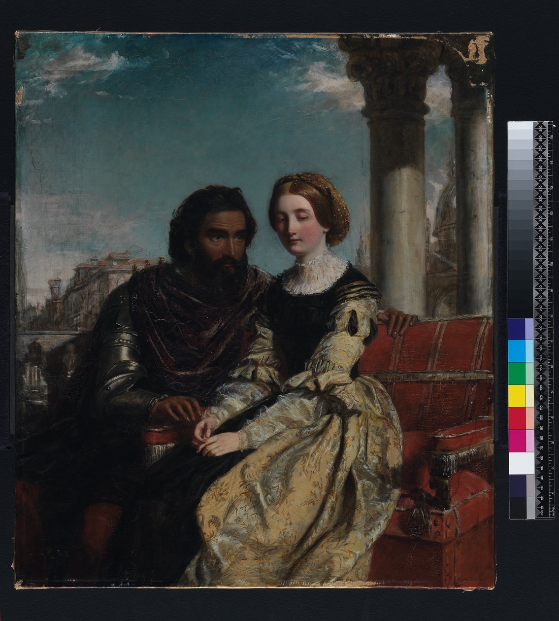 Othello og Desdemona, ca.184056 af William Powell Frith