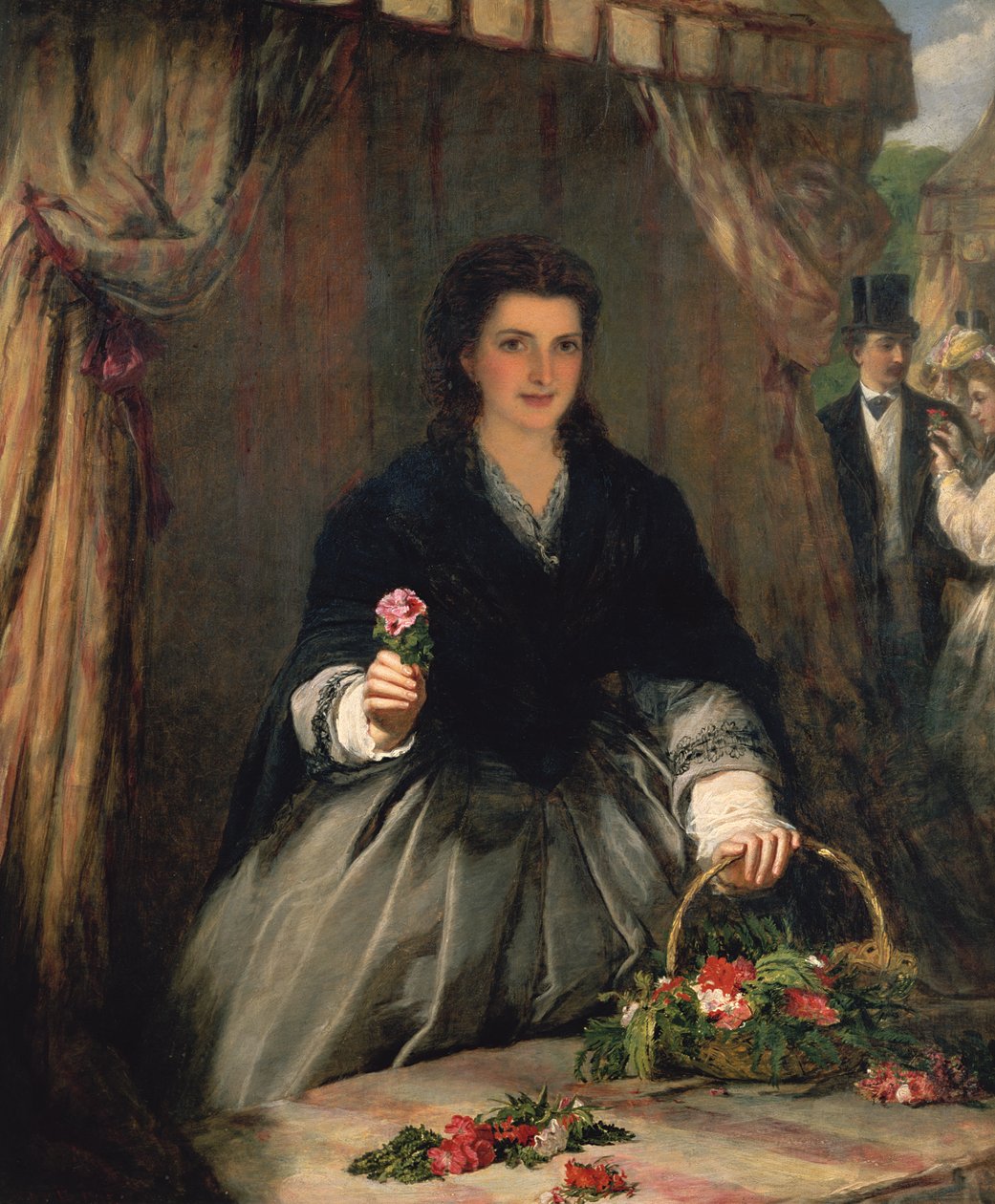 Blomstersælgeren, 1865 af William Powell Frith