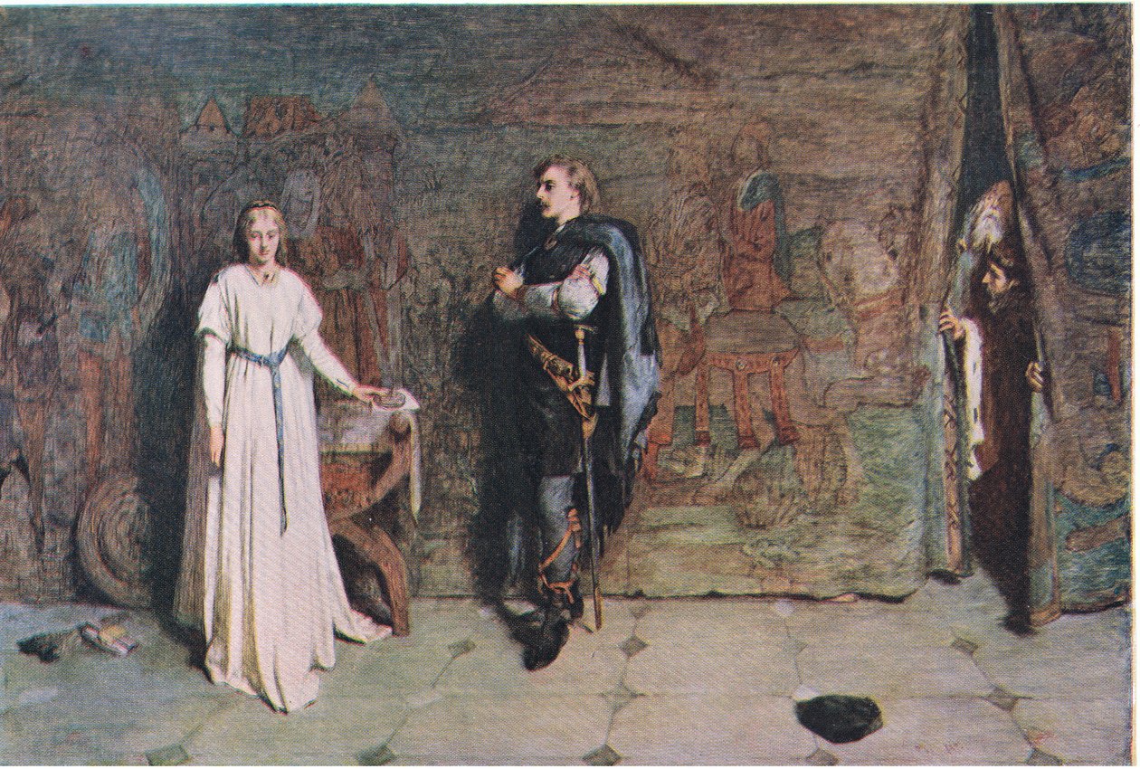 Hamlet og Ophelia af William Quiller Orchardson