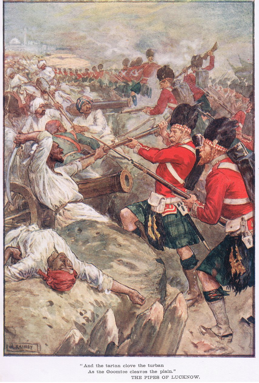 Og tartanen nelliker turbanen af William Rainey