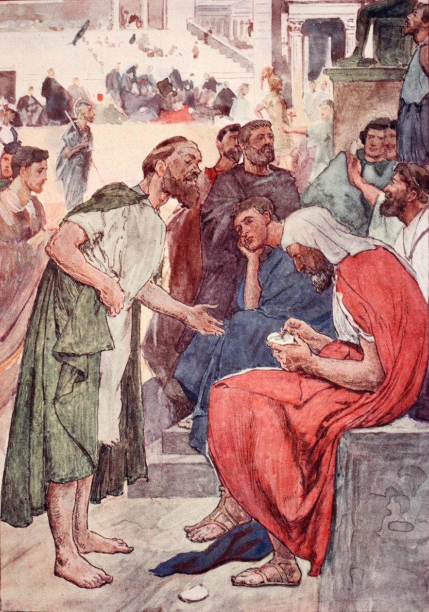 Aristides og borgeren, illustration fra 