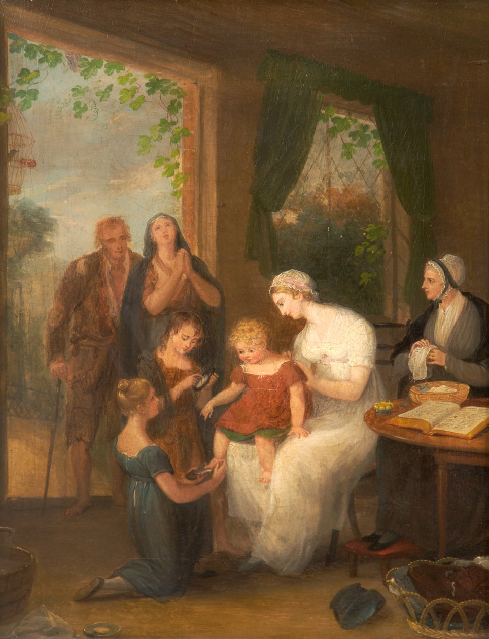 Velgørenhed, ca.1780-1828 af William Redmore Bigg