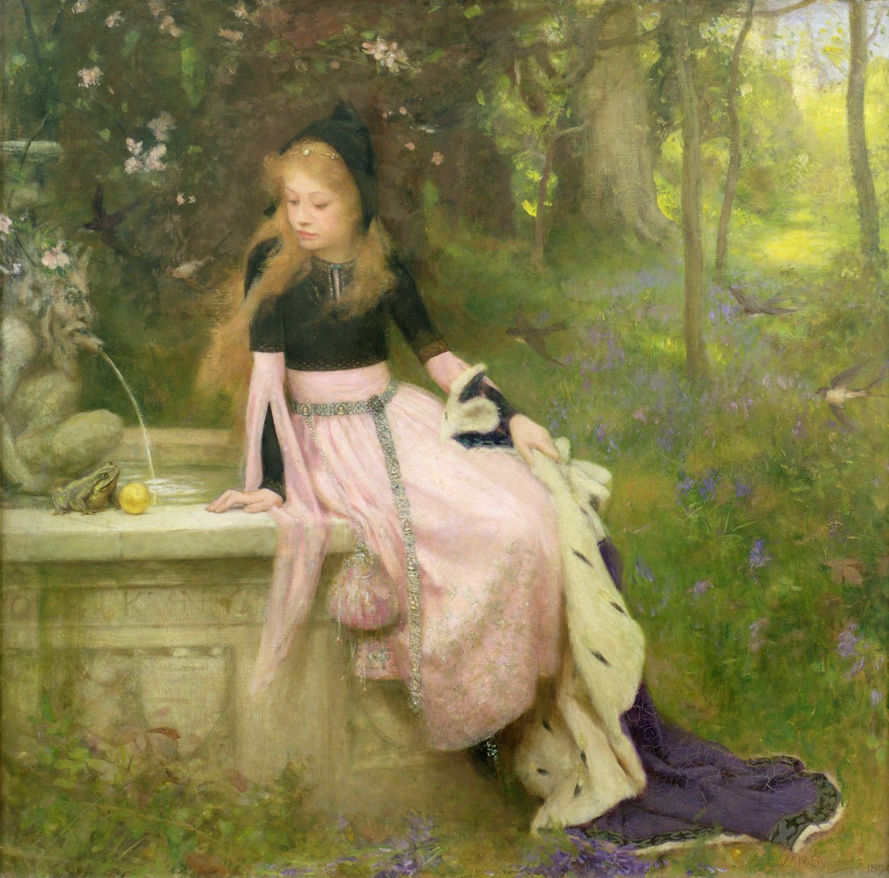 Prinsessen og frøen, 1894 af William Robert Symonds