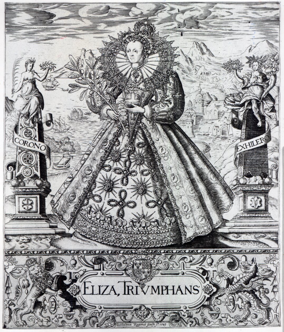 Eliza Triumphans, 1589 af William Rogers