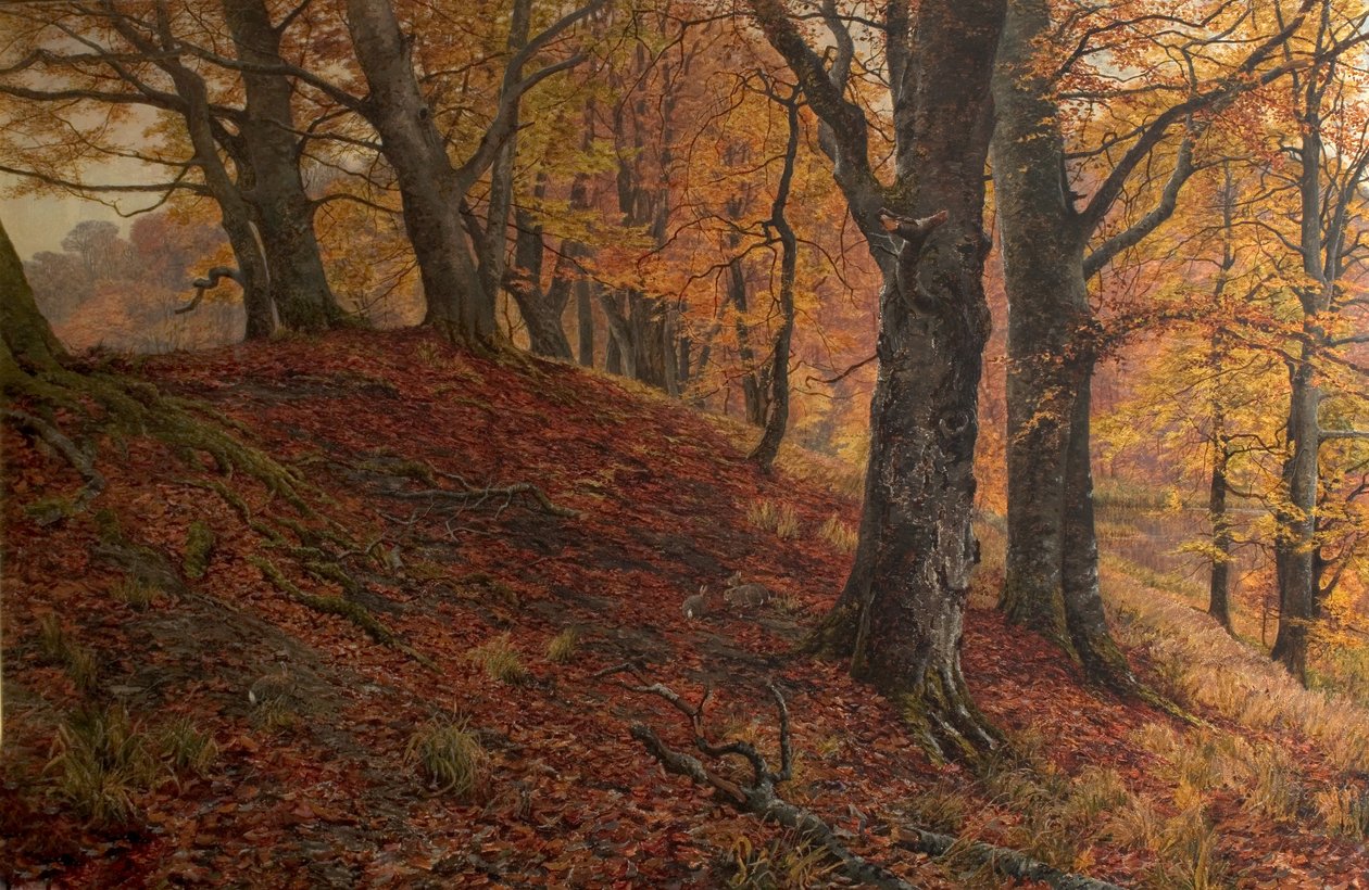 Ved Fall of Leaf, Arundel Park, Sussex af William Samuel Jay