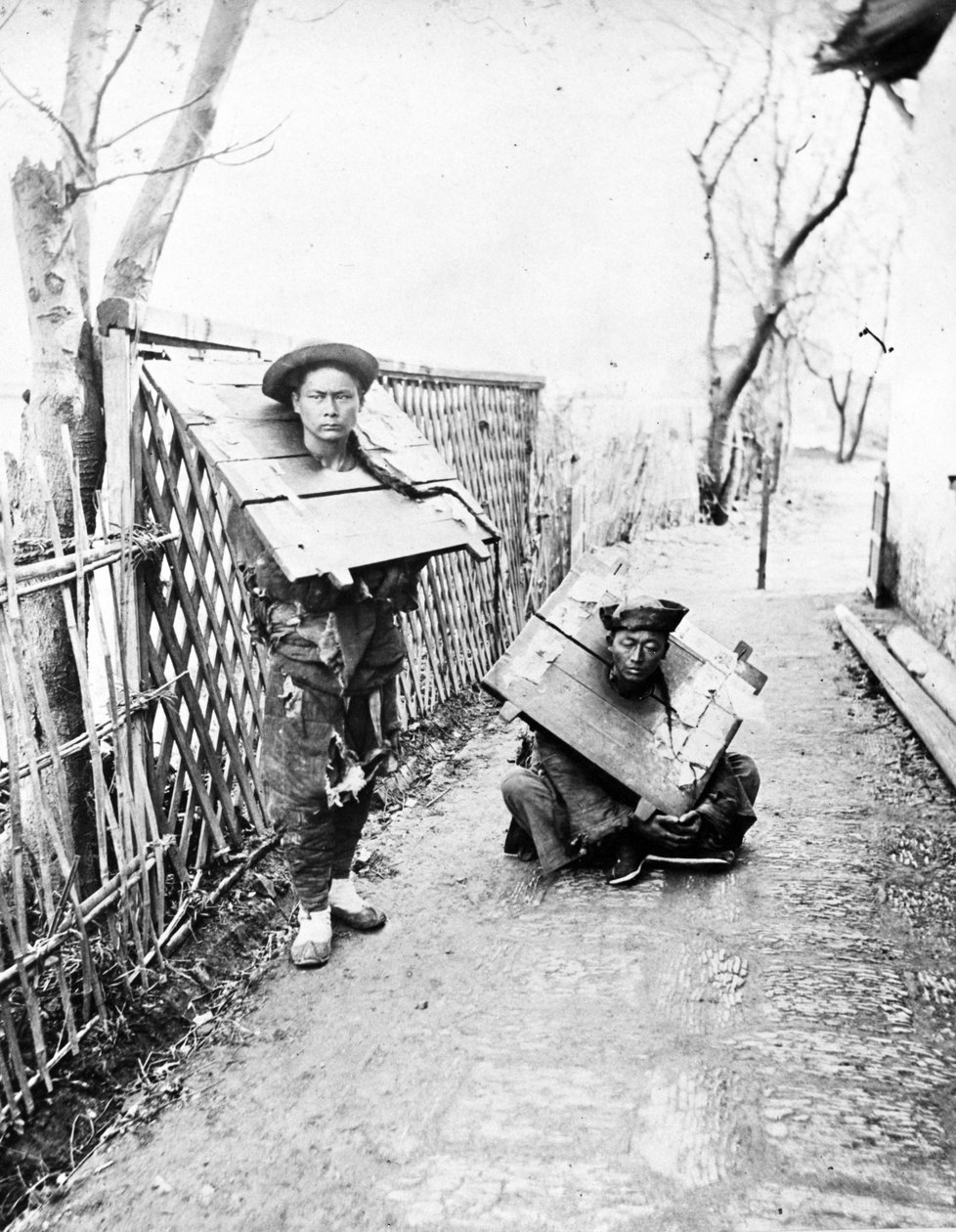 Kinesiske fanger, ca. 1880 af William Saunders