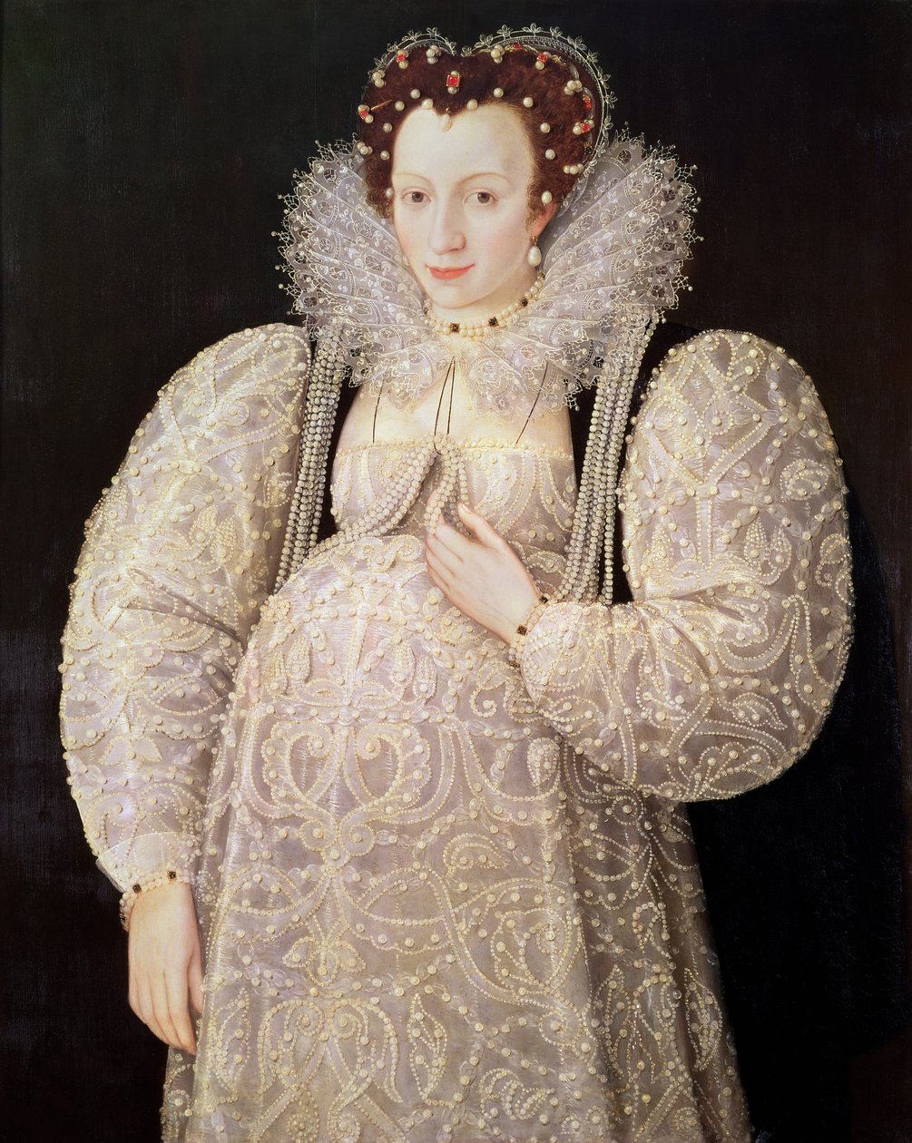 Ukendt dame, ca. 1595-1600 (panel) af William Segar