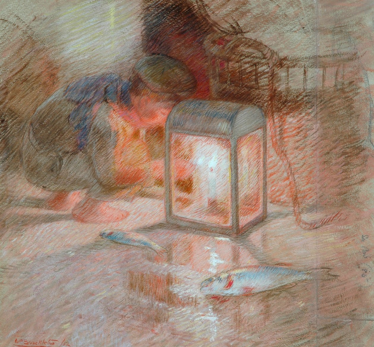 Boy with Lantern (en undersøgelse for 