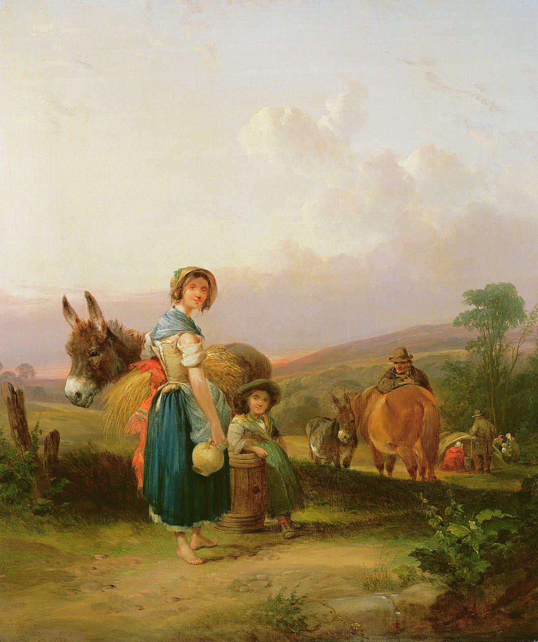 Sigøjnere, 1855 af William Shayer