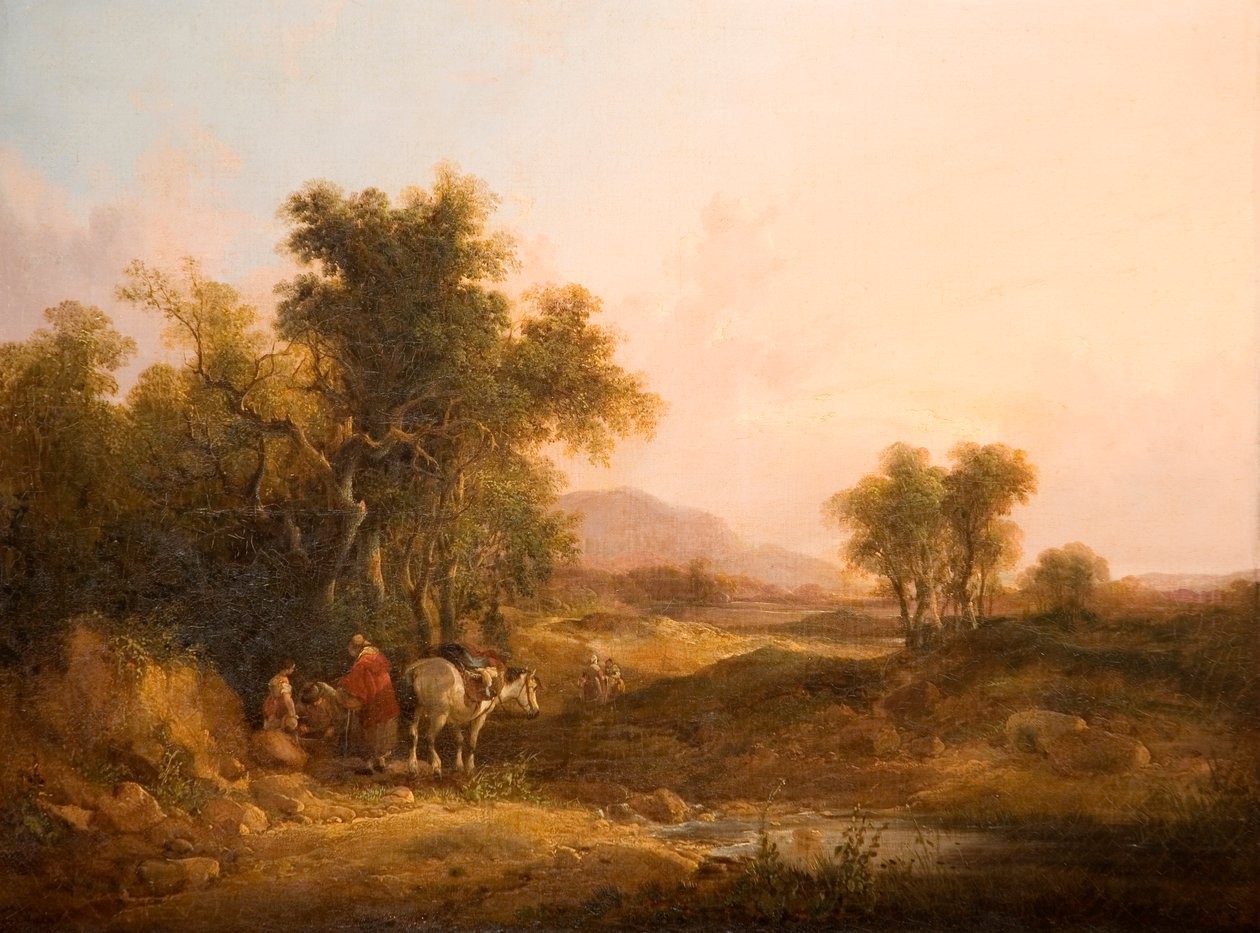 Landskab af William Shayer