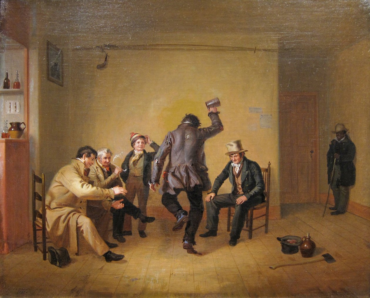 Barrumsscene á l`Art Institute of Chicago af William Sidney Mount