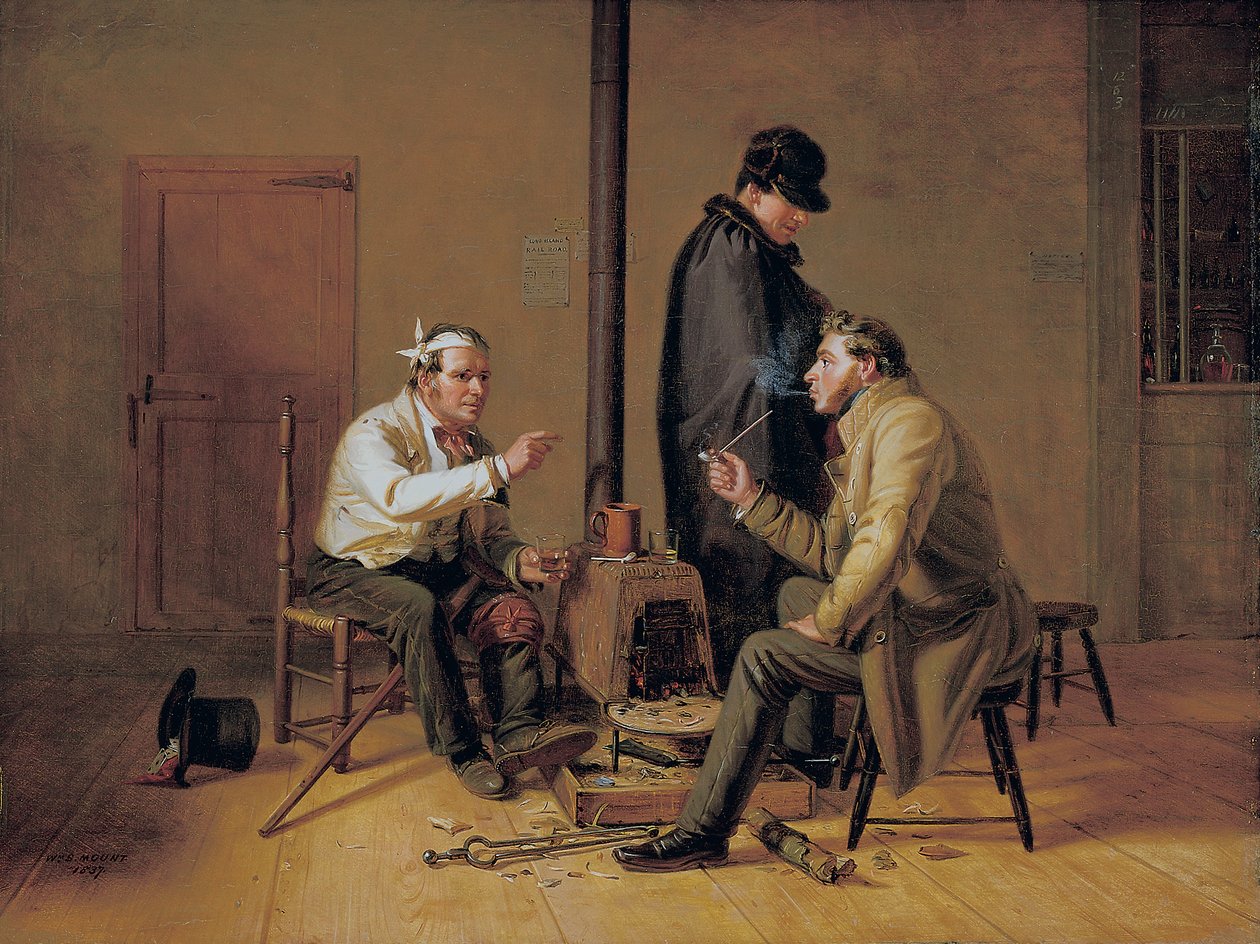 The Tough Story - Scene in a Country Tavern, 1837 af William Sidney Mount