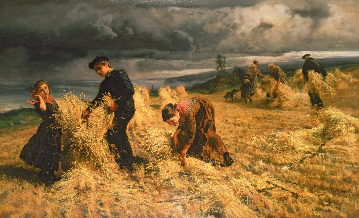 Efter stormen, 1877 af William Small