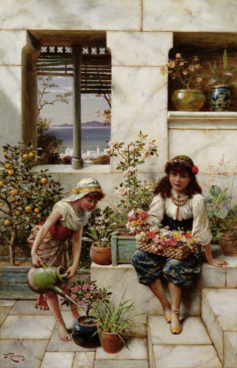 Blomsterpiger af William Stephen Coleman