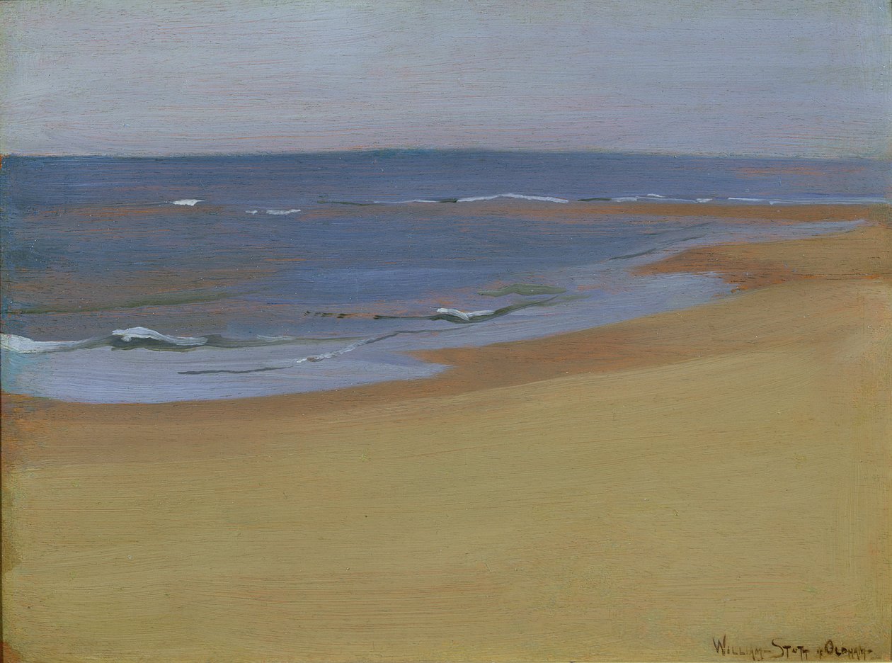 Turkis hav (panel) af William Edward Stott