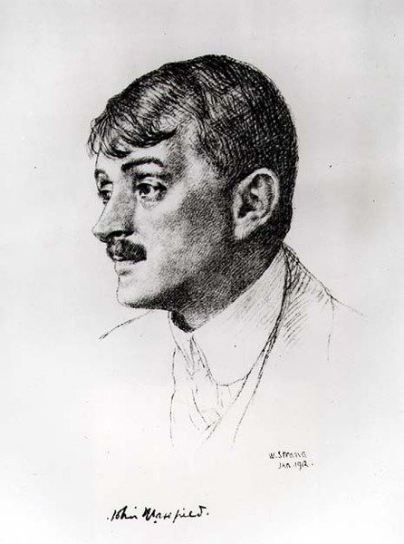 John Masefield (1878-1967), 1912 af William Strang