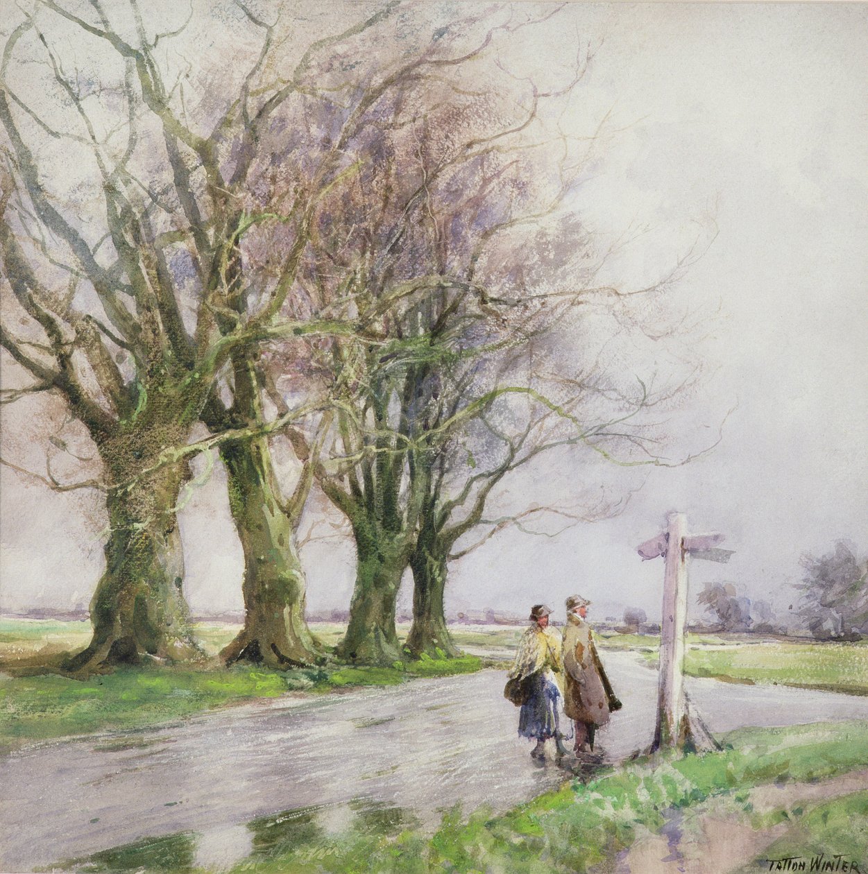 Skiltet af William Tatton Winter