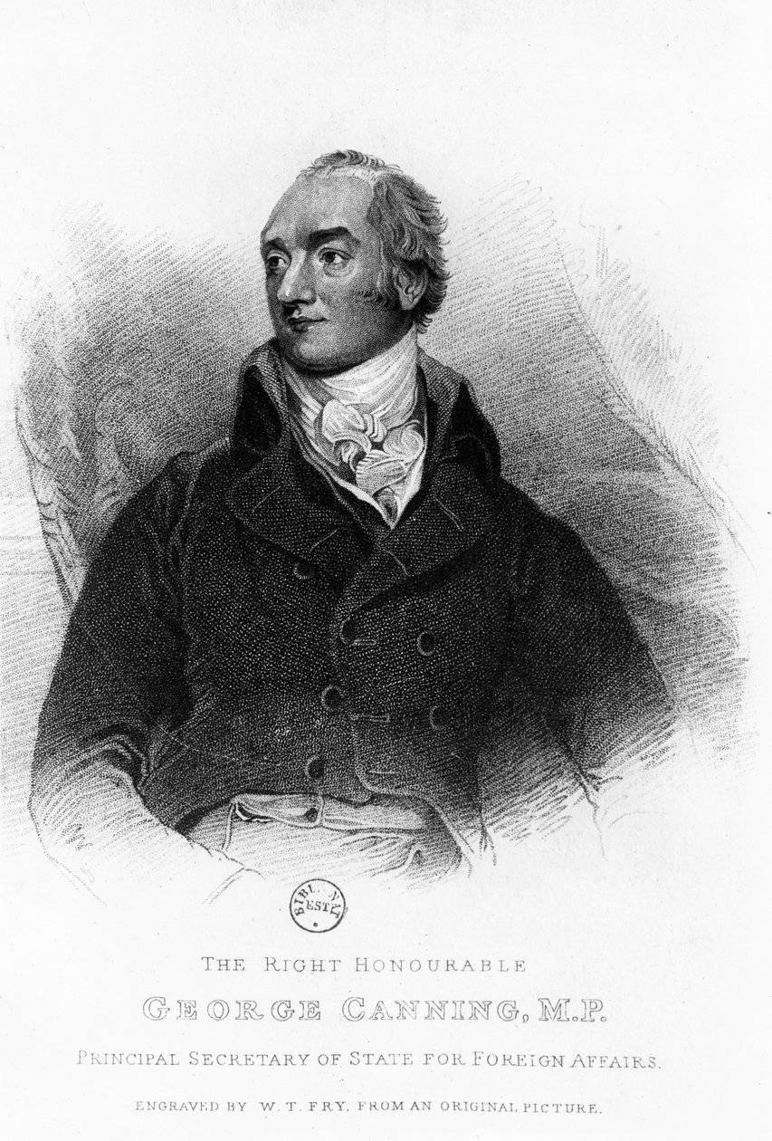 George Canning af William Thomas Fry