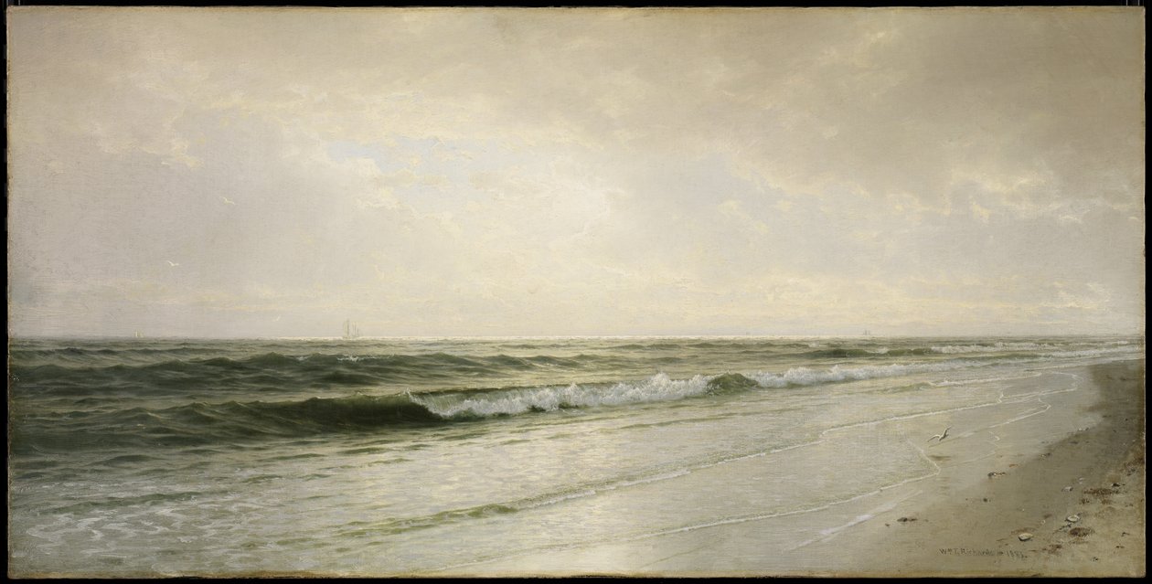 Stille havlandskab, 1883 af William Trost Richards