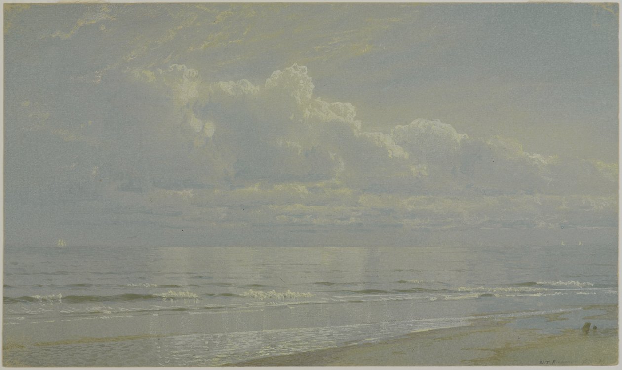 Thunderheads at Sea: The Pearl, 1871 (wc på papir) af William Trost Richards