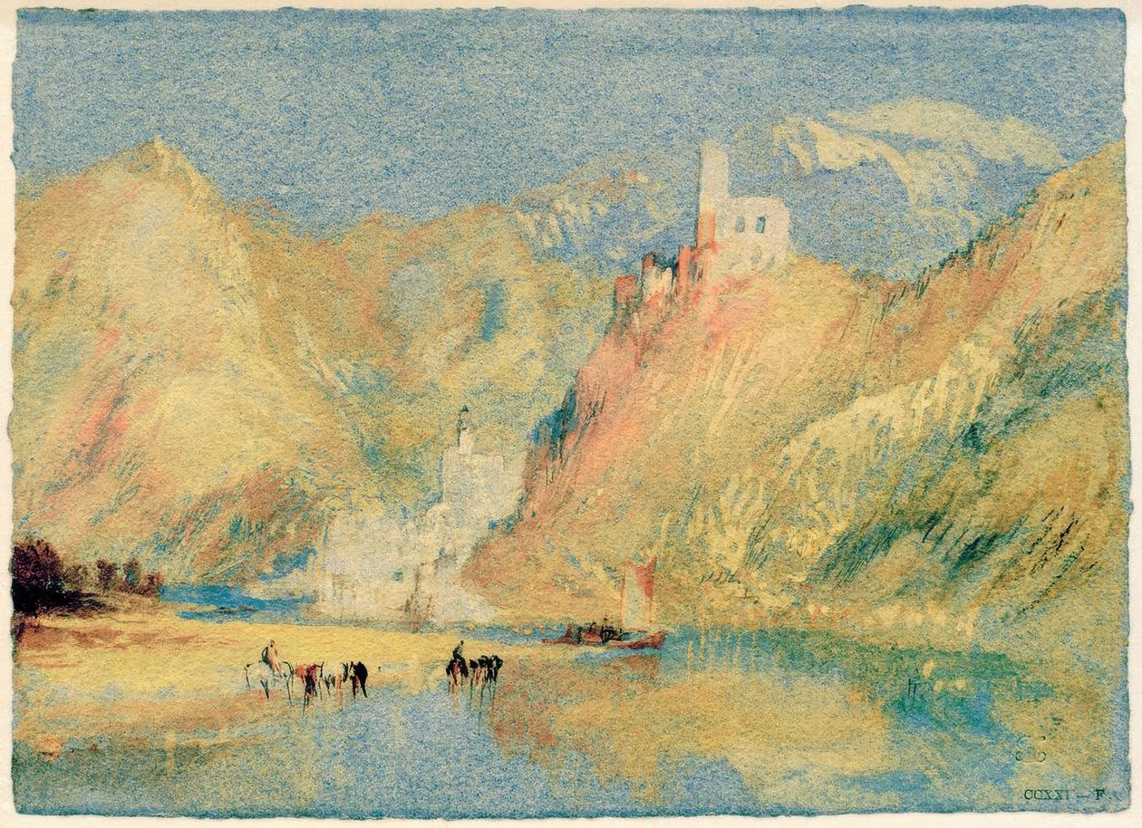 Beilstein og Metternich Slot af Joseph Mallord William Turner
