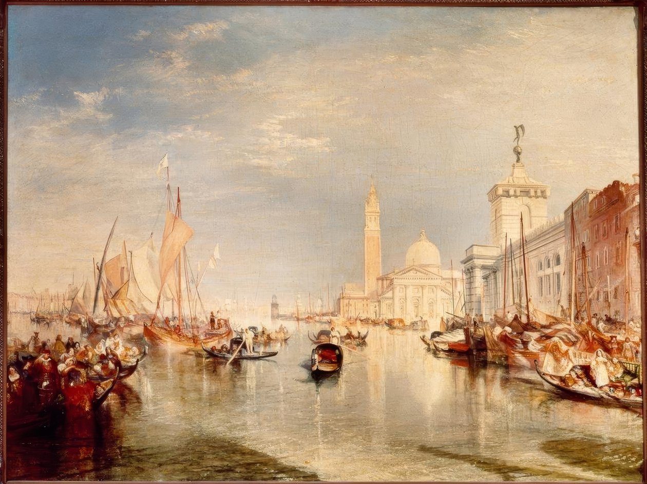 Told og San Giorgio Maggiore af Joseph Mallord William Turner