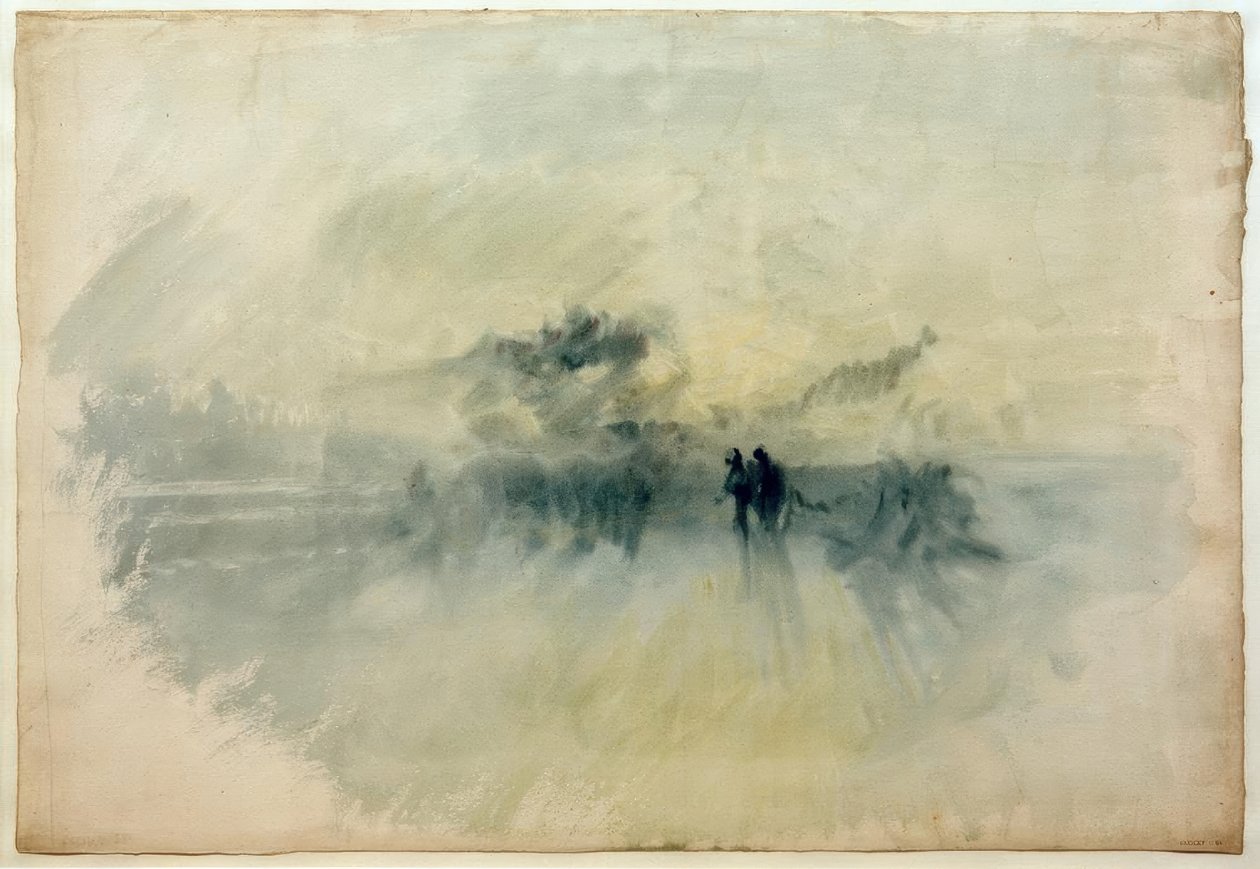 Figurer i en Storm af Joseph Mallord William Turner