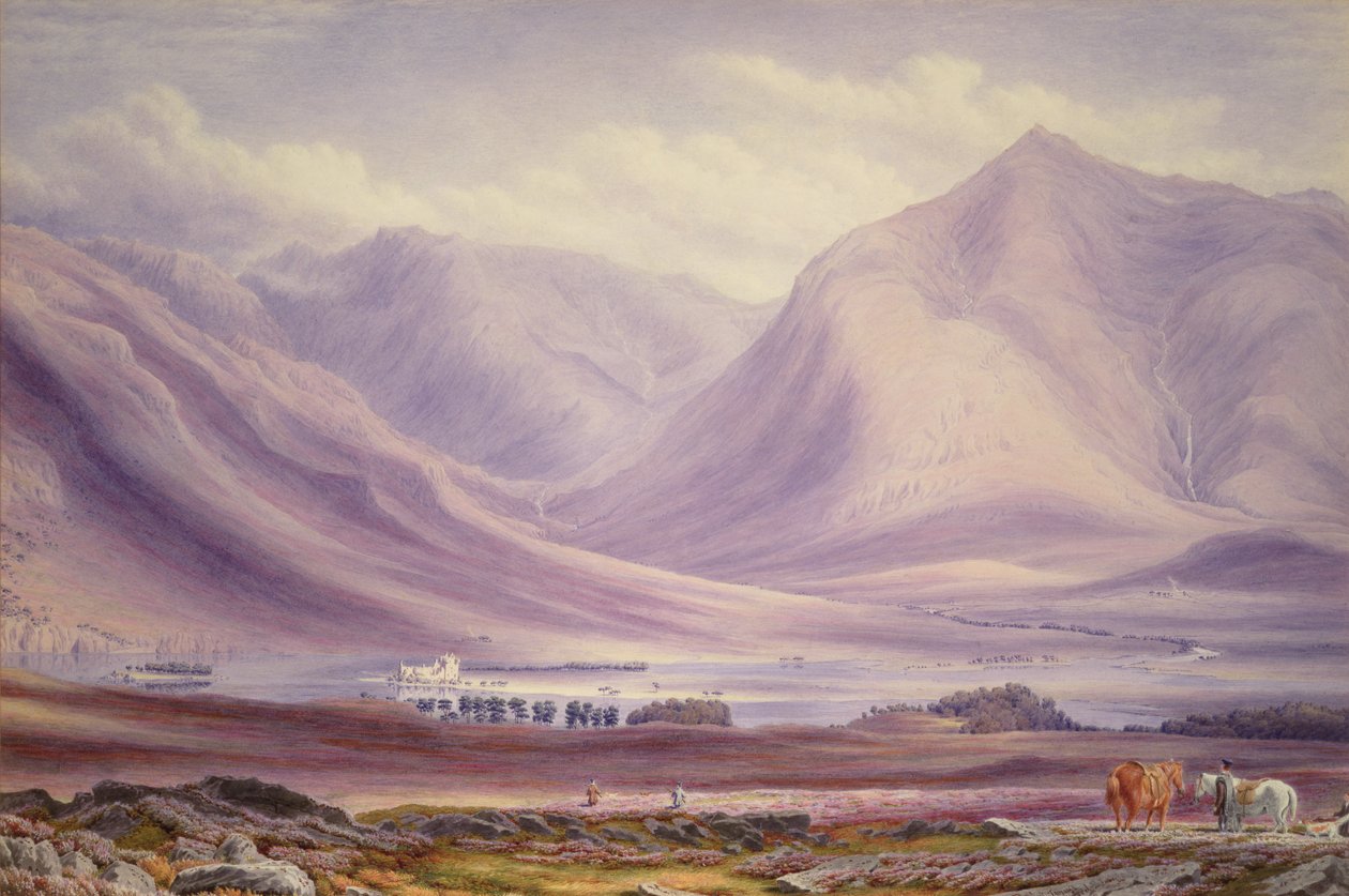 Rypeskydning på heden nær Dalmally af Joseph Mallord William Turner