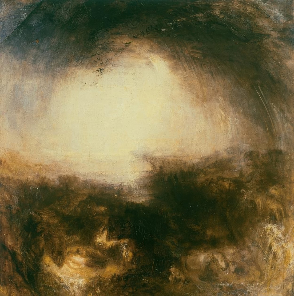 Skygger og mørke - Aftenen efter oversvømmelsen af Joseph Mallord William Turner