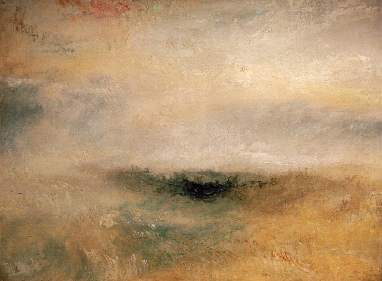 Seascape med Storm på vej af Joseph Mallord William Turner