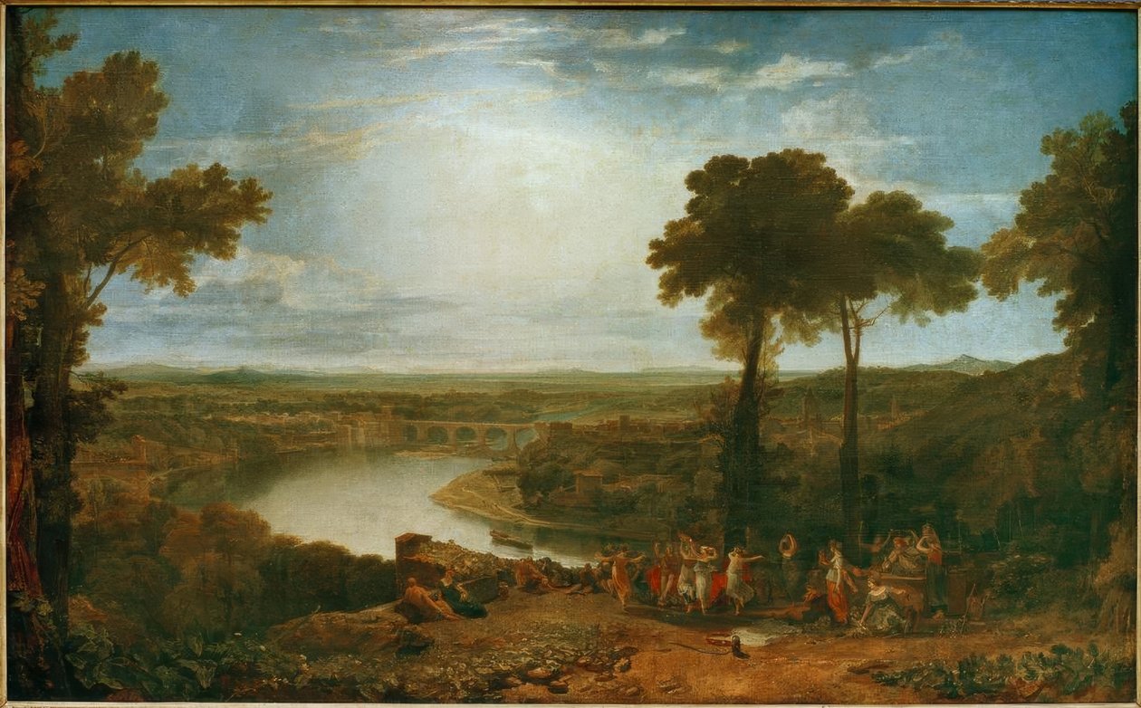Festivalen ved åbningen af Vintage i Macon af Joseph Mallord William Turner