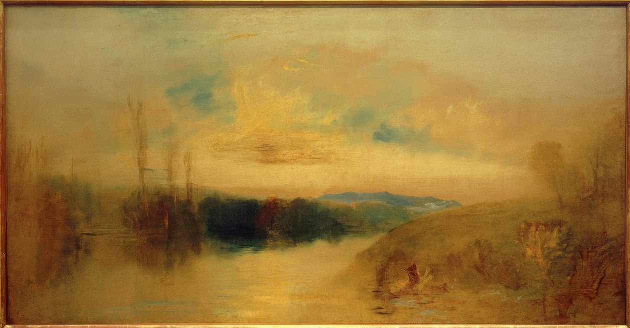 Søen, Petworth, solopgang af Joseph Mallord William Turner