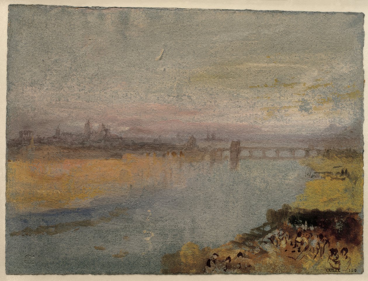 Trier set fra vest af Joseph Mallord William Turner