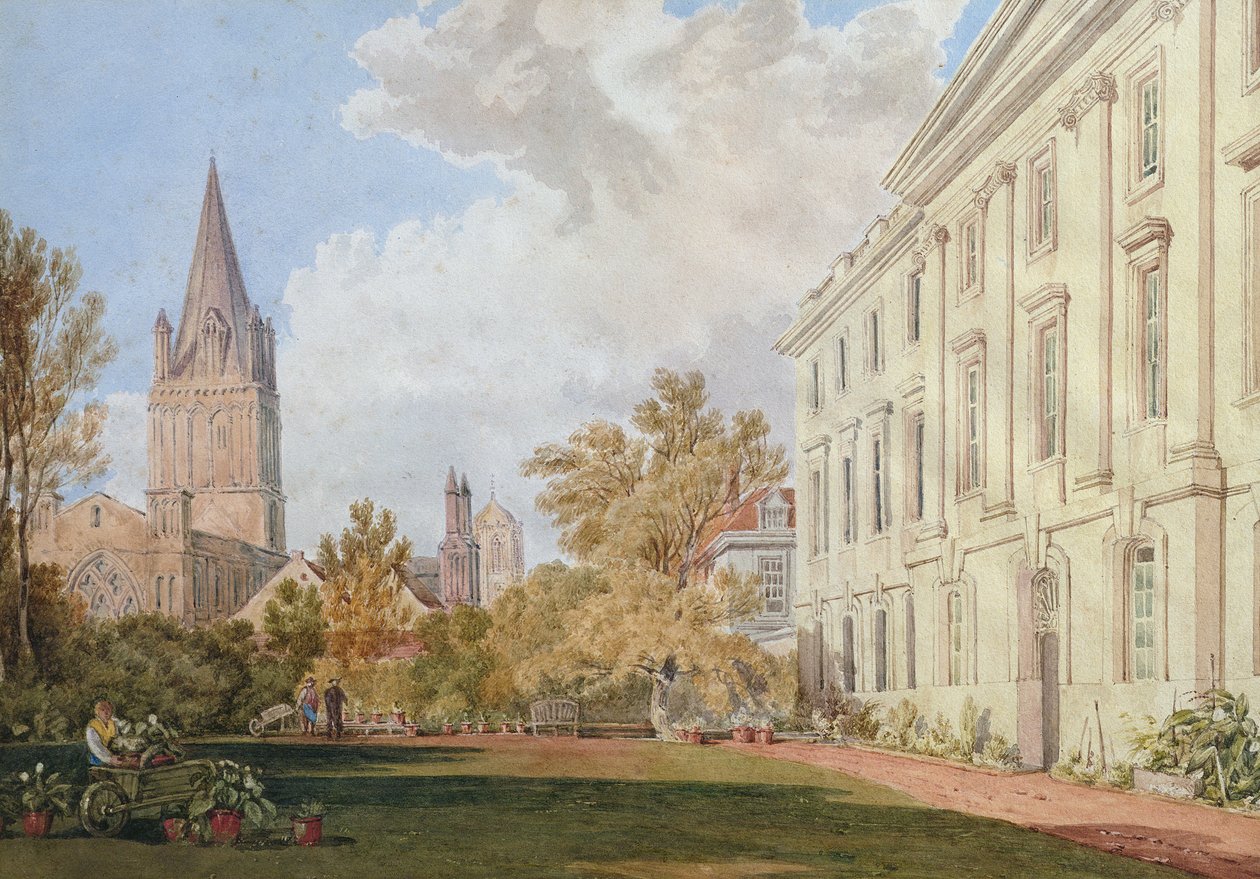 Udsigt over Christ Church Cathedral og Garden and Fellows