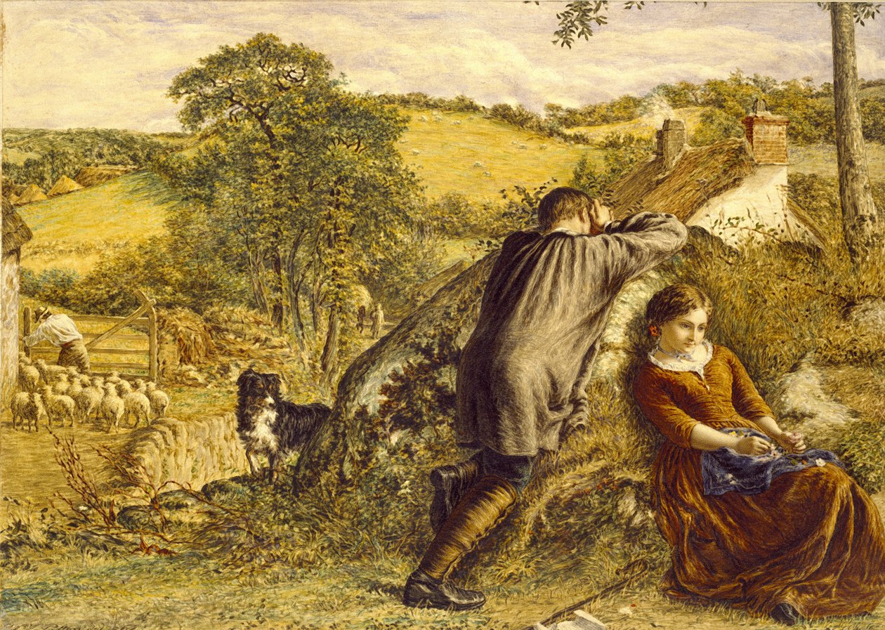 Afvisning af hyrdens jakkesæt, 1867 af William Vandyke Patten