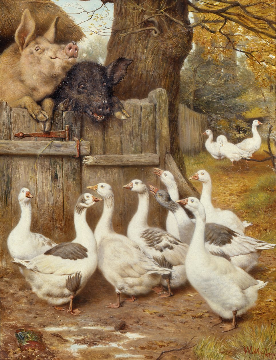 Gårdsvenner af William Weekes