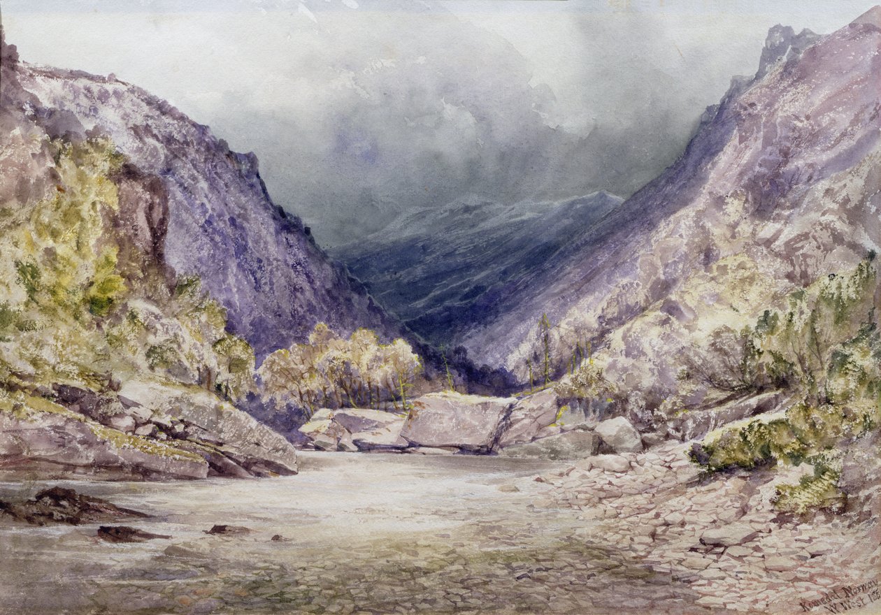 Romsdal, Norge, 1850 af William West