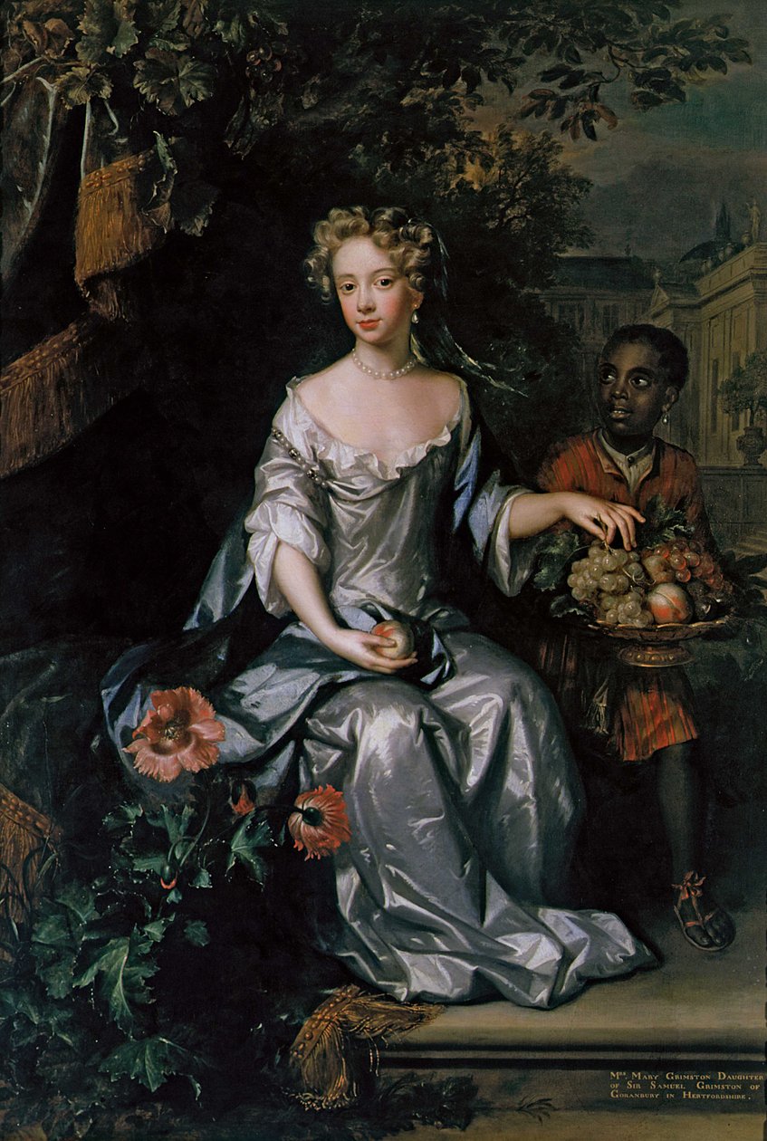 Mary Grimston (1675-84) af William Wissing or Wissmig