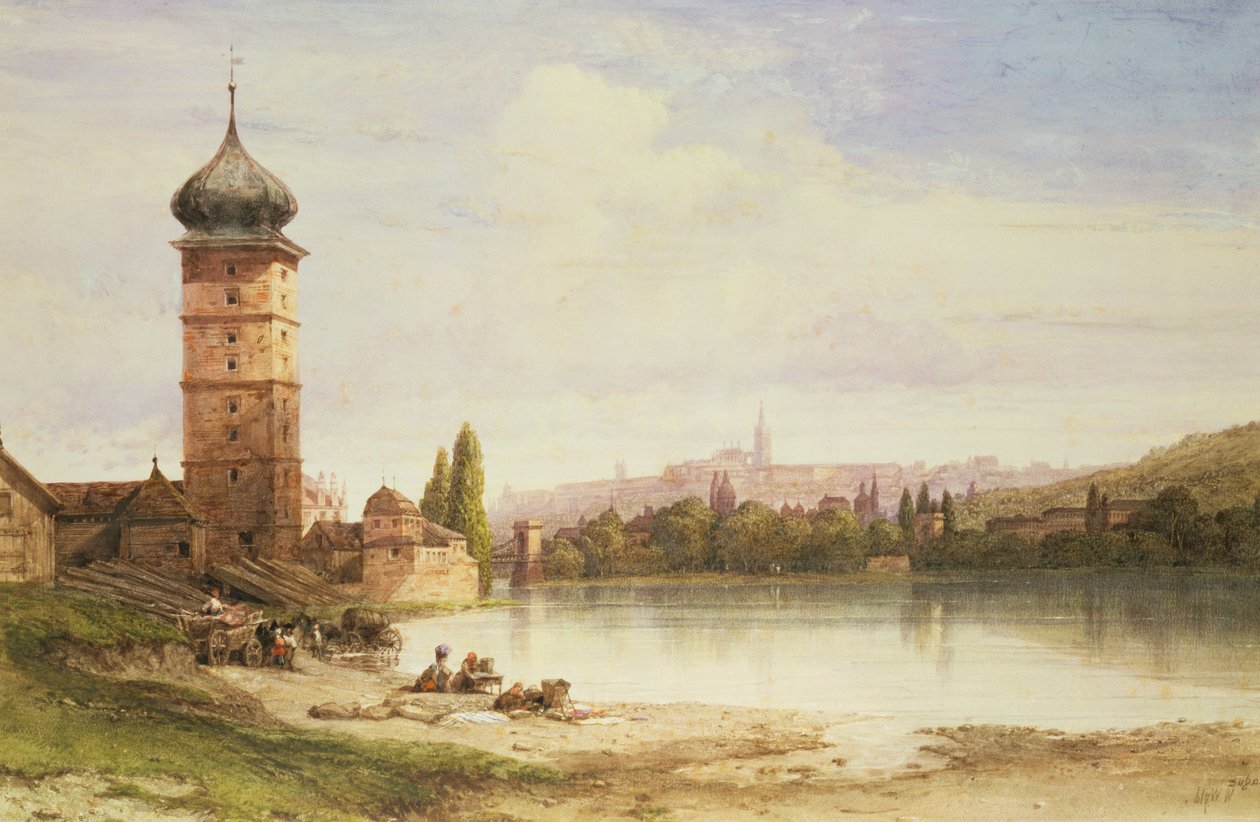 Prag, Tjekkoslovakiet af William Wyld