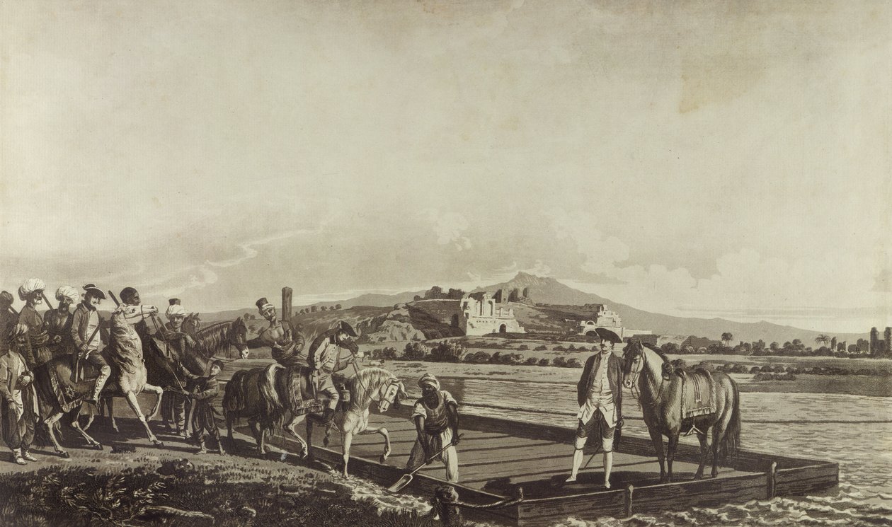 Udsigt i Levanten: Teater ved Milet, 1780 (ætsning og akvatinte) af William after Pars