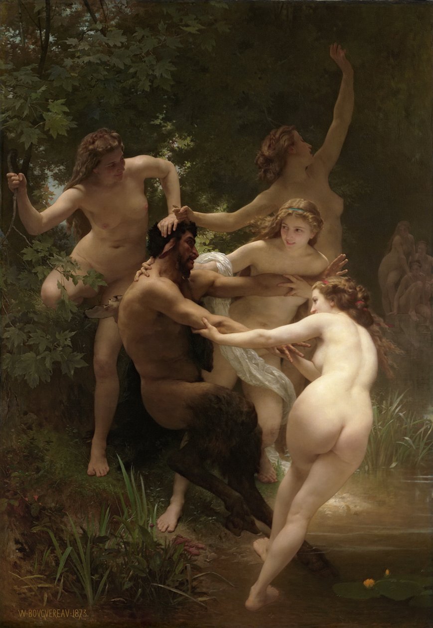 Nymfer og satyrer af William-Adolphe Bouguereau